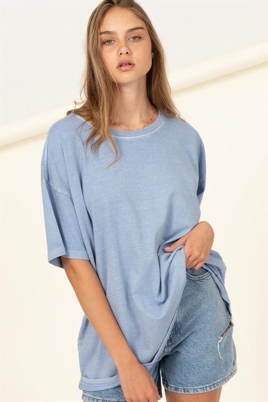 Cool and Chill Oversized T-Shirt-Charmful Clothing Boutique