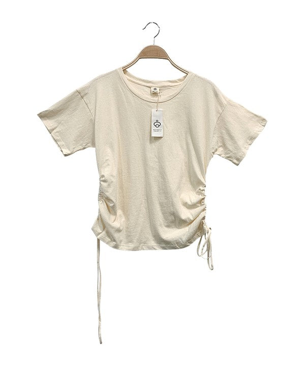 ADJUSTABLE SIDE SHIRRING CROP RECYLCED COTTON-Charmful Clothing Boutique