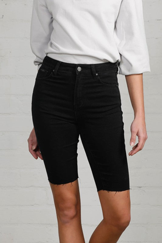 HIGH RISE BIKE SHORTS-Charmful Clothing Boutique