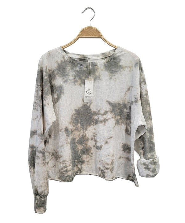 CLOUD COTTON TIE DYE T-Charmful Clothing Boutique