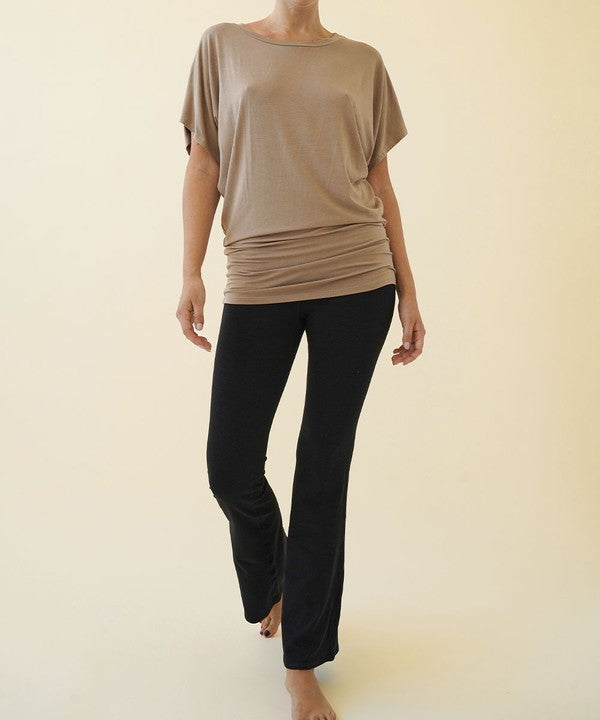 BAMBOO CREW NECK TUNIC-Charmful Clothing Boutique