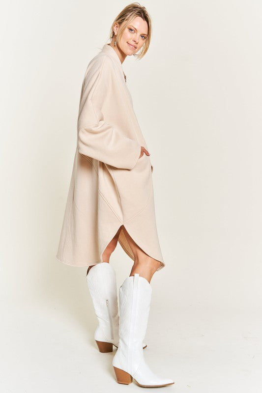 OVERSIZED KNIT CARDIGAN PLUS JJO5013P-Charmful Clothing Boutique