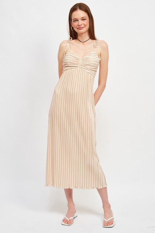 SPAGHTETTI STRAP MAXI DRESS-Charmful Clothing Boutique