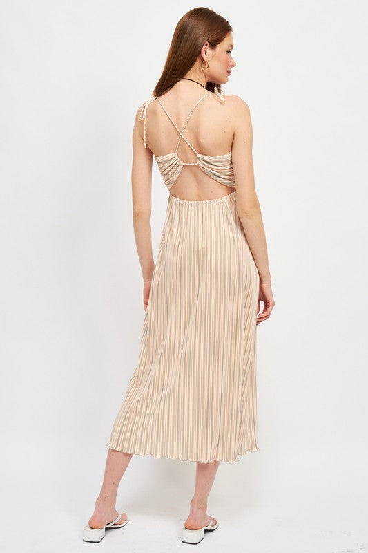 SPAGHTETTI STRAP MAXI DRESS-Charmful Clothing Boutique