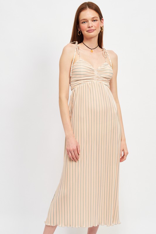 SPAGHTETTI STRAP MAXI DRESS-Charmful Clothing Boutique