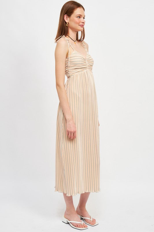 SPAGHTETTI STRAP MAXI DRESS-Charmful Clothing Boutique