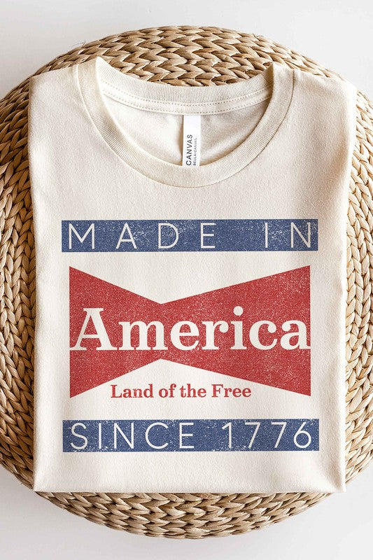 MADE IN AMERICA OVERSIZED GRAPHIC TEE / T-SHIRT-Charmful Clothing Boutique