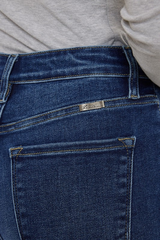 High Rise Slim Straight Jeans-Charmful Clothing Boutique