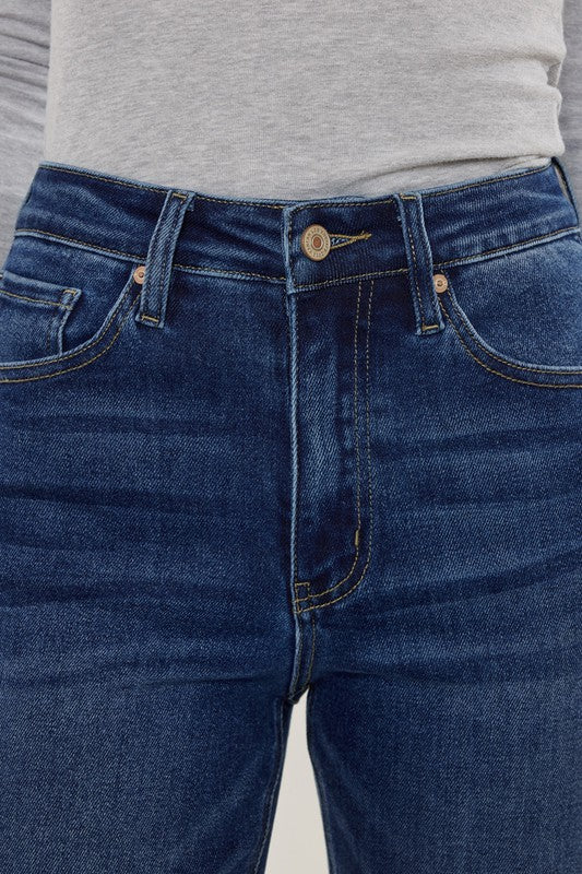 High Rise Slim Straight Jeans-Charmful Clothing Boutique
