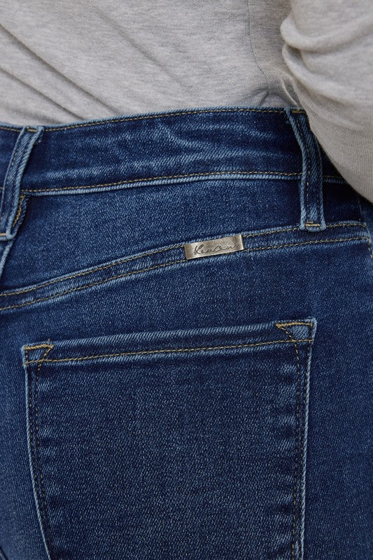 High Rise Slim Straight Jeans-Charmful Clothing Boutique