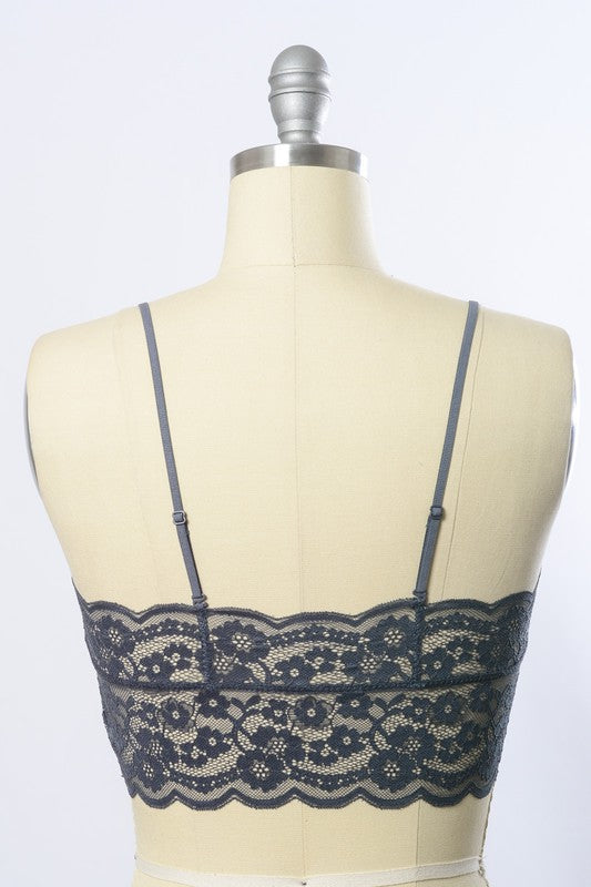 Wide Lace Bandeau-Charmful Clothing Boutique