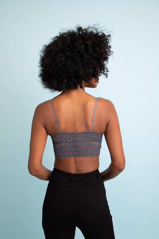 Wide Lace Bandeau-Charmful Clothing Boutique