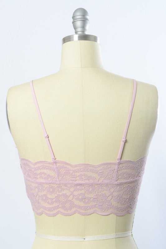 Wide Lace Bandeau-Charmful Clothing Boutique