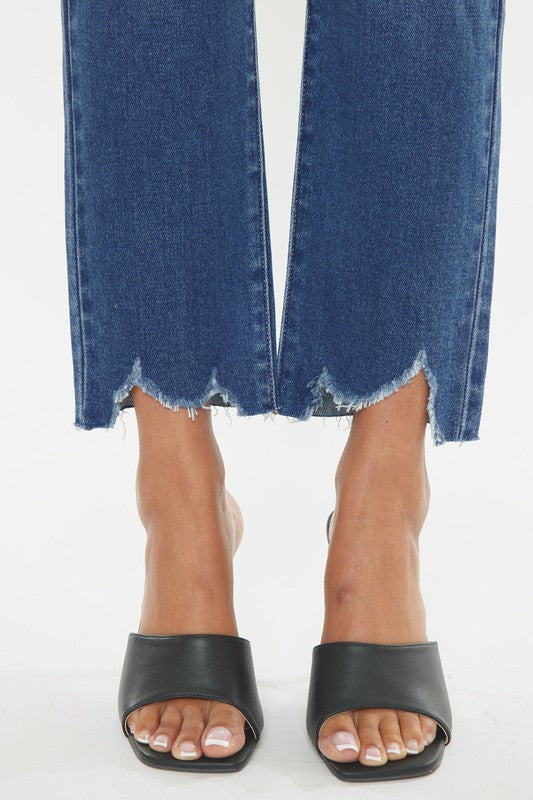 High Rise Slim Straight-Charmful Clothing Boutique