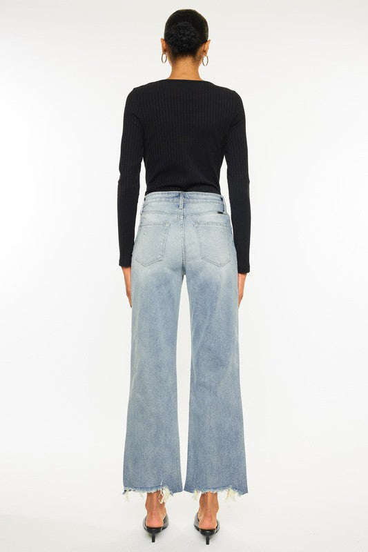 High Rise Slim Wide Leg-Charmful Clothing Boutique