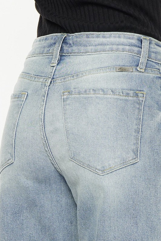 High Rise Slim Wide Leg-Charmful Clothing Boutique