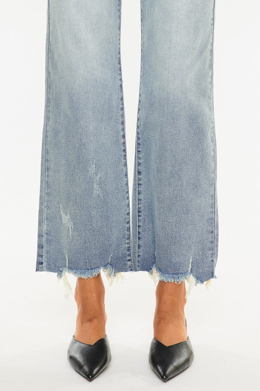 High Rise Slim Wide Leg-Charmful Clothing Boutique