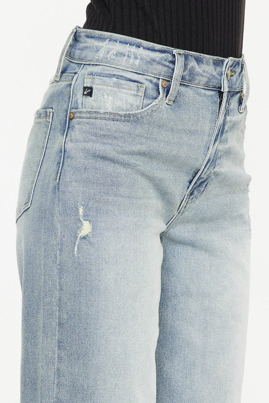 High Rise Slim Wide Leg-Charmful Clothing Boutique
