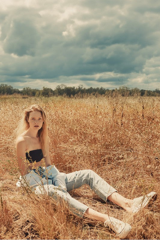 Kan Can High Rise 90's Boyfriend Jeans-Charmful Clothing Boutique