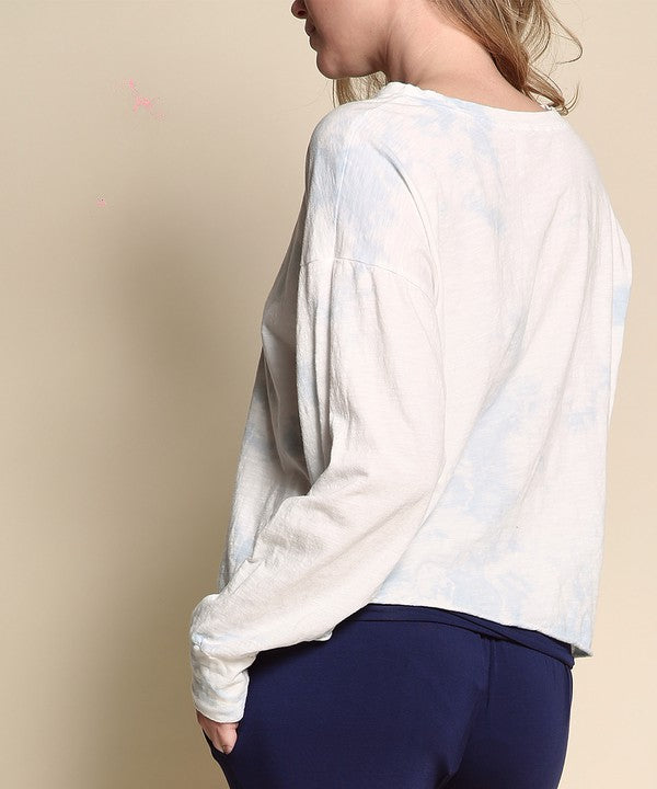CLOUD COTTON TIE DYE T-Charmful Clothing Boutique
