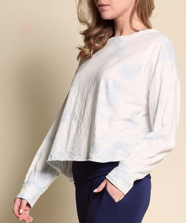 CLOUD COTTON TIE DYE T-Charmful Clothing Boutique