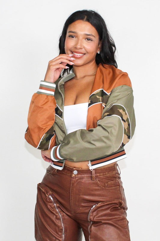 Athina Color Block Jacket-Charmful Clothing Boutique