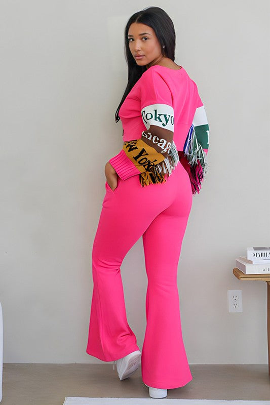 Athina casual city inspired lounge wear set-Charmful Clothing Boutique