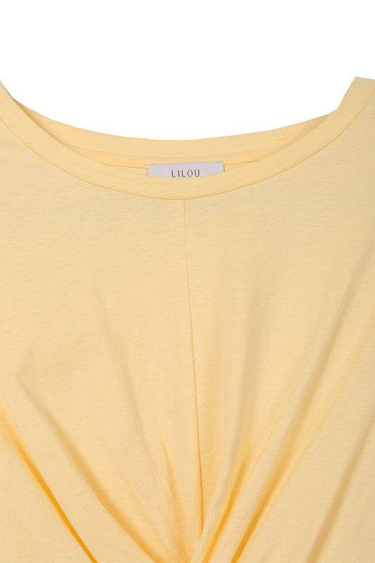 SS twisted top-Charmful Clothing Boutique