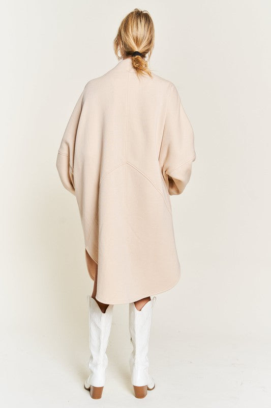 OVERSIZED KNIT CARDIGAN PLUS JJO5013P-Charmful Clothing Boutique