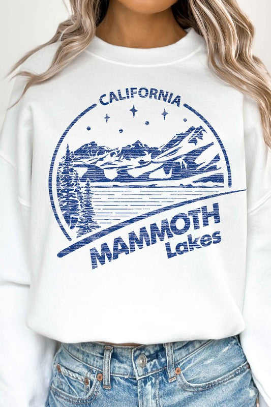MAMMOTH LAKES CALIFORNIA OVERSIZED SWEATSHIRT-Charmful Clothing Boutique