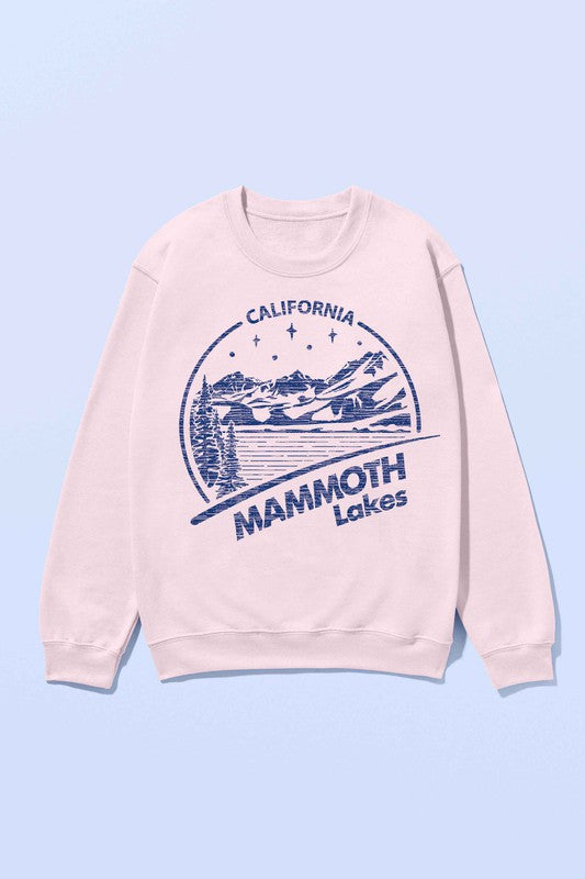 MAMMOTH LAKES CALIFORNIA OVERSIZED SWEATSHIRT-Charmful Clothing Boutique