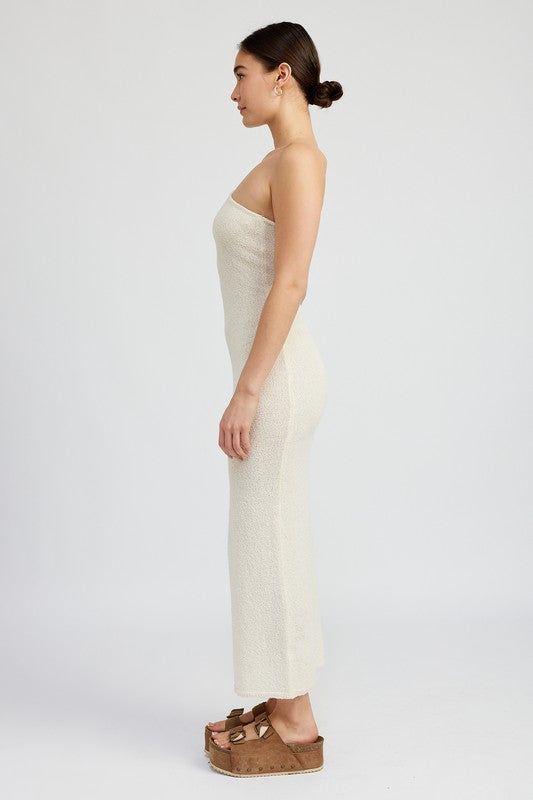 ONE SHOULDER MAXI DRESS-Charmful Clothing Boutique