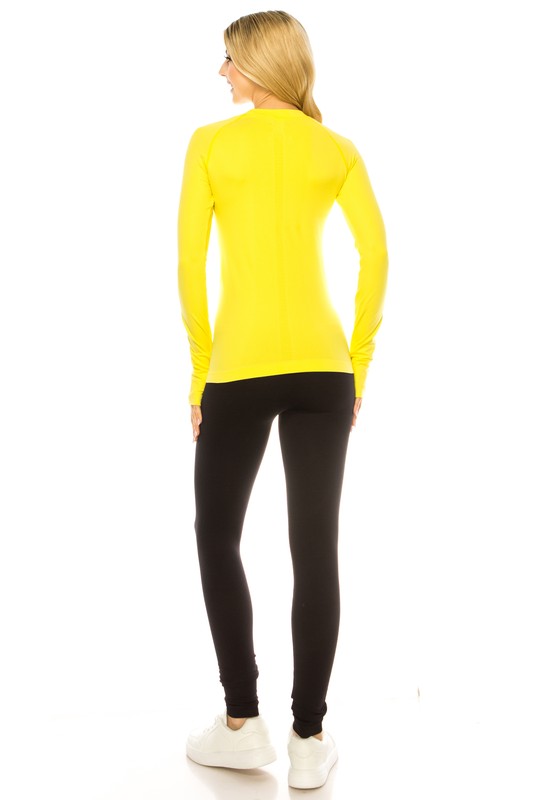 Long Sleeve Workout Shirts for Women-Charmful Clothing Boutique