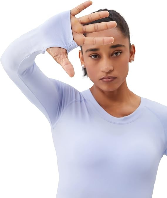 Long Sleeve Workout Shirts for Women-Charmful Clothing Boutique