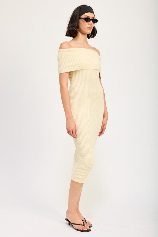 STRAPLESS BODYCON MIDI DRESS-Charmful Clothing Boutique