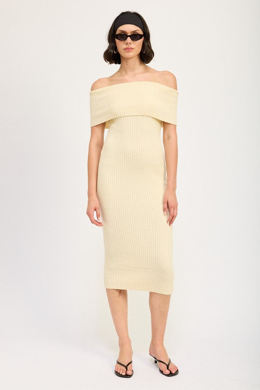 STRAPLESS BODYCON MIDI DRESS-Charmful Clothing Boutique