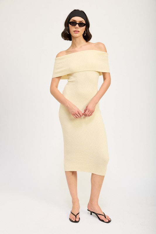 STRAPLESS BODYCON MIDI DRESS-Charmful Clothing Boutique