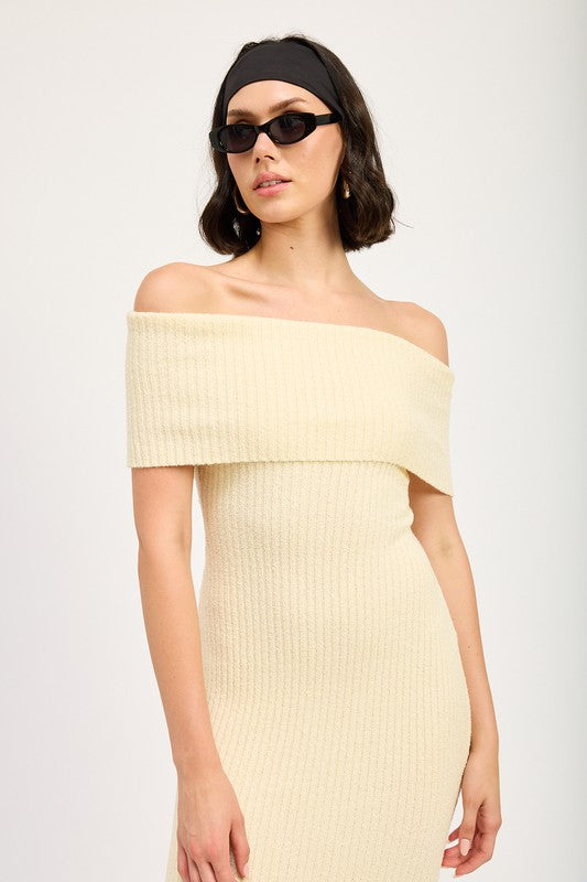 STRAPLESS BODYCON MIDI DRESS-Charmful Clothing Boutique