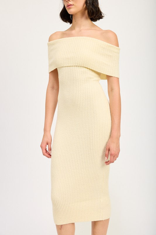 STRAPLESS BODYCON MIDI DRESS-Charmful Clothing Boutique