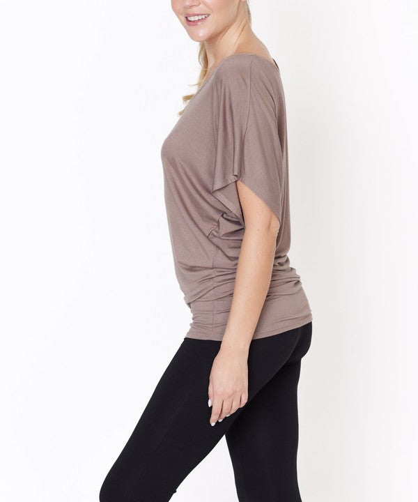BAMBOO SK U NECK TUNIC-Charmful Clothing Boutique