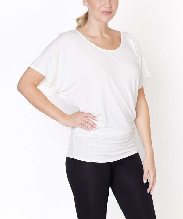 BAMBOO SK U NECK TUNIC-Charmful Clothing Boutique