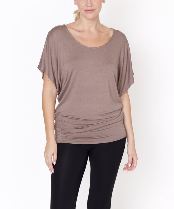 BAMBOO SK U NECK TUNIC-Charmful Clothing Boutique