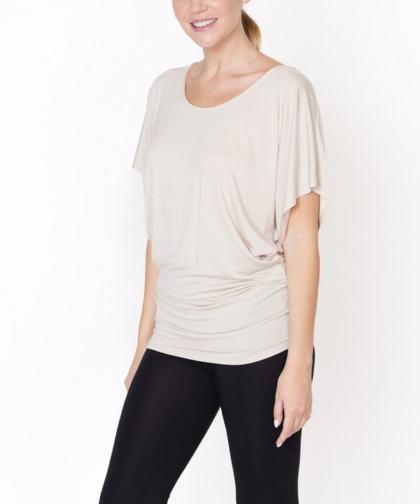 BAMBOO SK U NECK TUNIC-Charmful Clothing Boutique