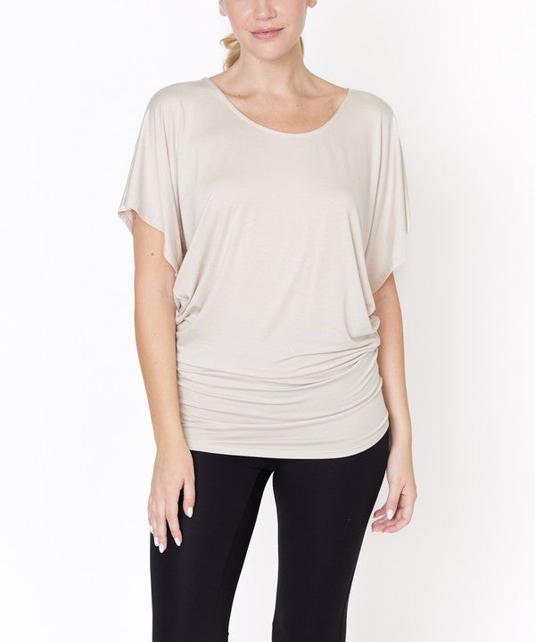 BAMBOO SK U NECK TUNIC-Charmful Clothing Boutique