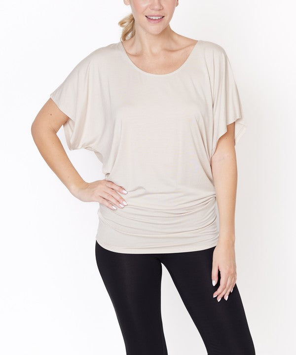 BAMBOO SK U NECK TUNIC-Charmful Clothing Boutique