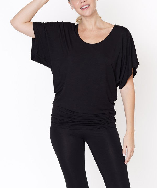 BAMBOO SK U NECK TUNIC-Charmful Clothing Boutique