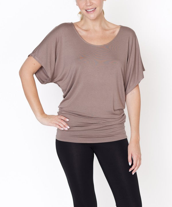 BAMBOO SK U NECK TUNIC-Charmful Clothing Boutique