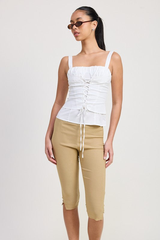 SQAURE NECK CORSET TOP-Charmful Clothing Boutique