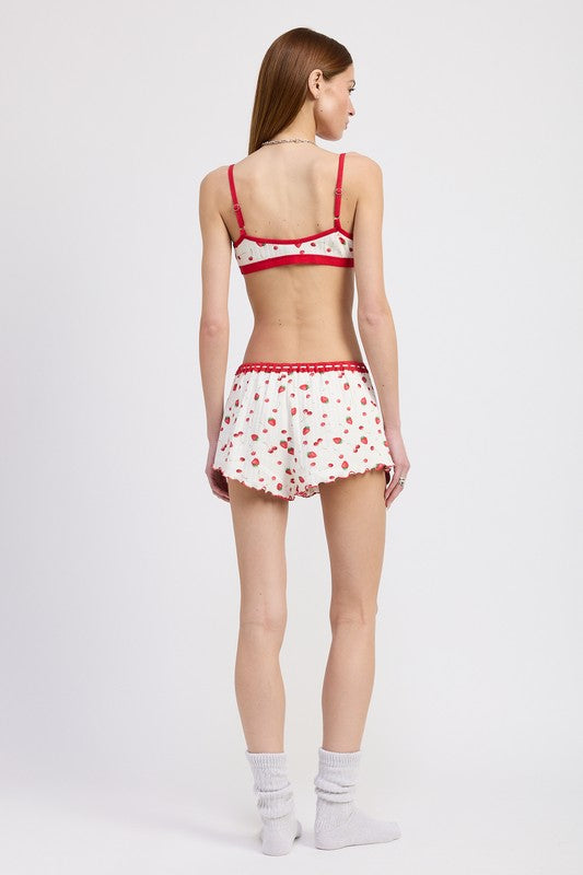 PRINTED JERSEY BRALETTE-Charmful Clothing Boutique