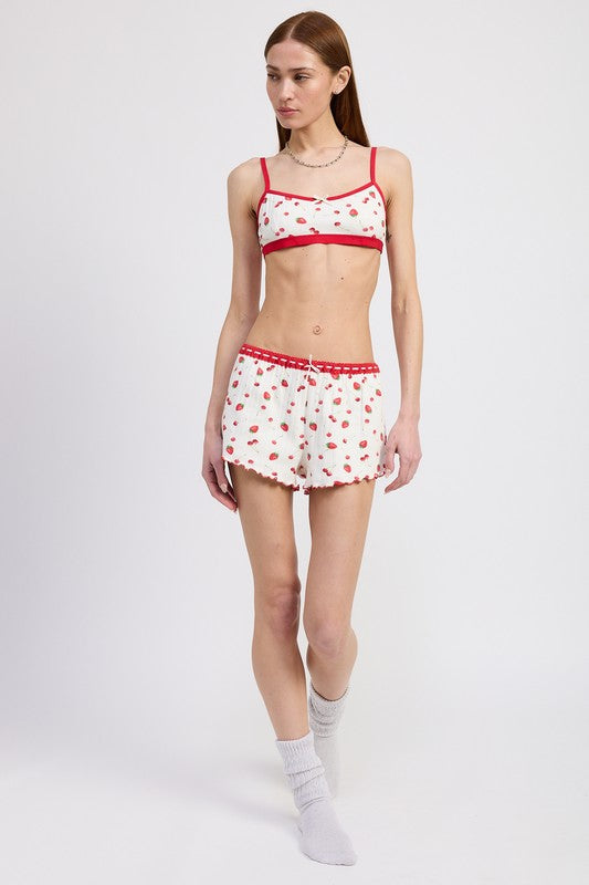 PRINTED JERSEY BRALETTE-Charmful Clothing Boutique